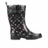Women's Capelli New York Spiral Dot Mid Calf Rain Boots 2 Women's Capelli New York Spiral Dot Mid Calf Rain Boots -Bearpaw Shop 1 910