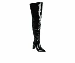 Women's London Rag Minkles Over The Knee Heeled Boots 10 Women's London Rag Minkles Over The Knee Heeled Boots -Bearpaw Shop 2 328