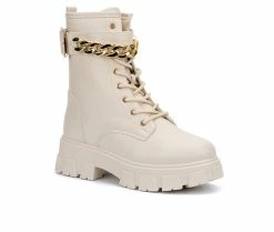 Women's Olivia Miller Ava Combat Platform Lace-Up Boots 10 Women's Olivia Miller Ava Combat Platform Lace-Up Boots -Bearpaw Shop 2 416