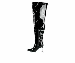 Women's London Rag Minkles Over The Knee Heeled Boots 11 Women's London Rag Minkles Over The Knee Heeled Boots -Bearpaw Shop 3 327